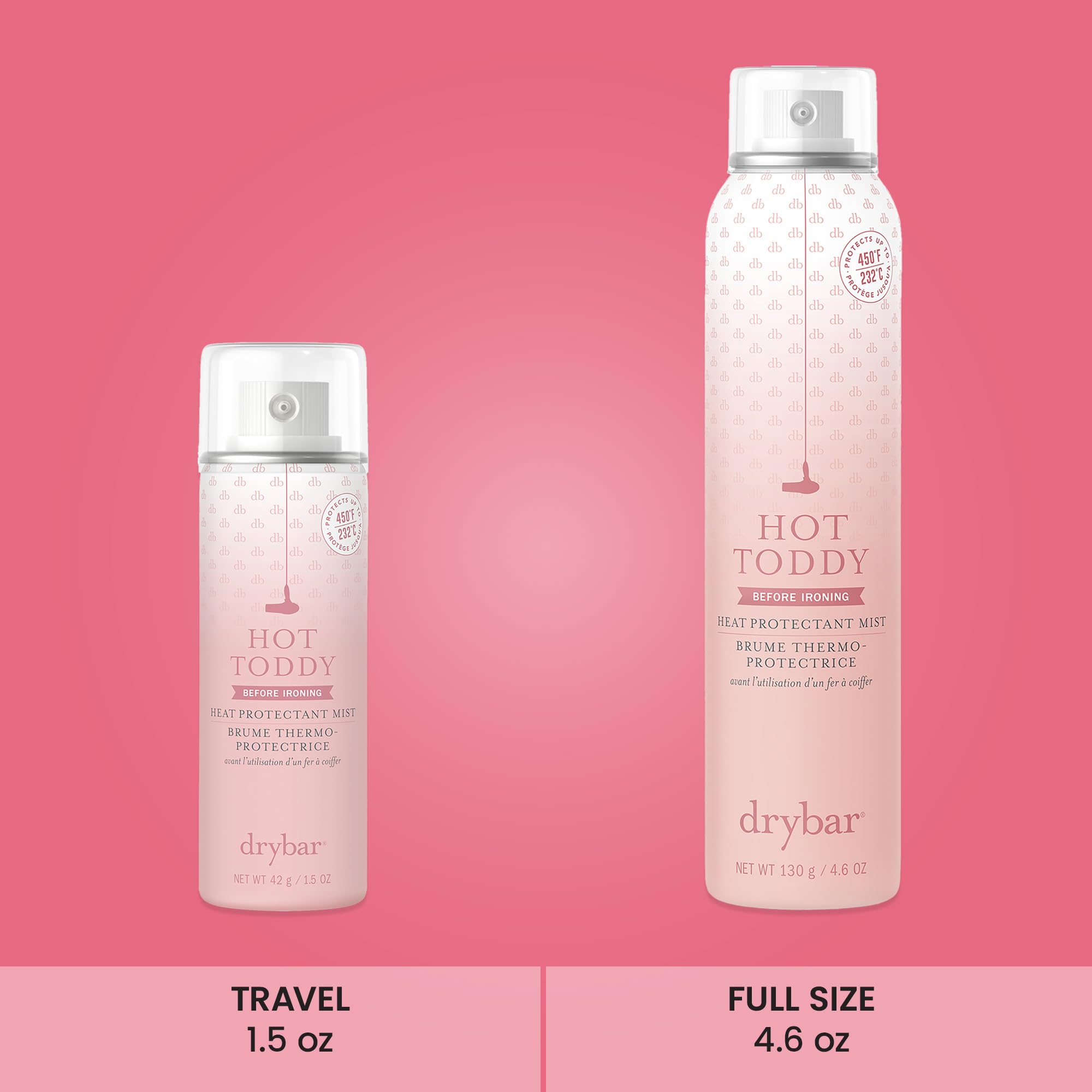 Drybar Hot Toddy Heat Protectant | Lightweight Formula for Hair, Protects from Heated Styling, Straightening and Styling Irons