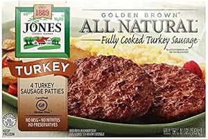 Image of Jones, Turkey Patties, Cooked, 5 oz (Frozen)