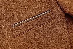 chouyatou Men's Gentle Band Collar Single Breasted