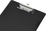 Q-Connect PVC Single Clipboard Foolscap Black KF01296 view 3
