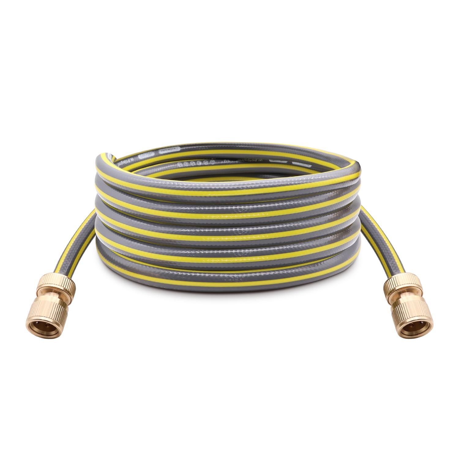 Topways Garden Short Hose Pipe, 1/2”Brass Connectors, Lightweight Water Hose for Outdoor Tap Hose Reel Watering (2 metre)