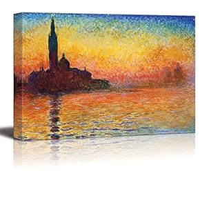 San Giorgio Maggiore at Dusk by Claude Monet...