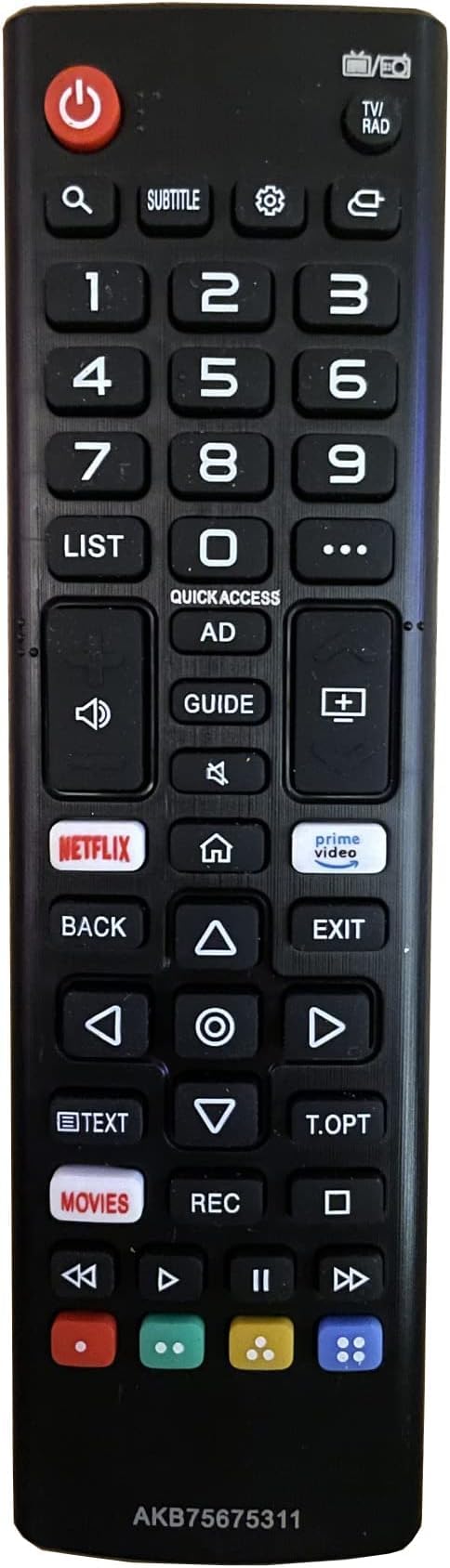 121AV Universal TV Remote Control FOR LG AKB75675325 AKB75095308 AKB75675311 for Smart LED LCD TVS 2020 2022 2023 Models