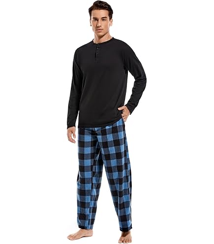 DG Hill Mens Pajama Pants - Pajamas Set Flannel PJ Pants for Men