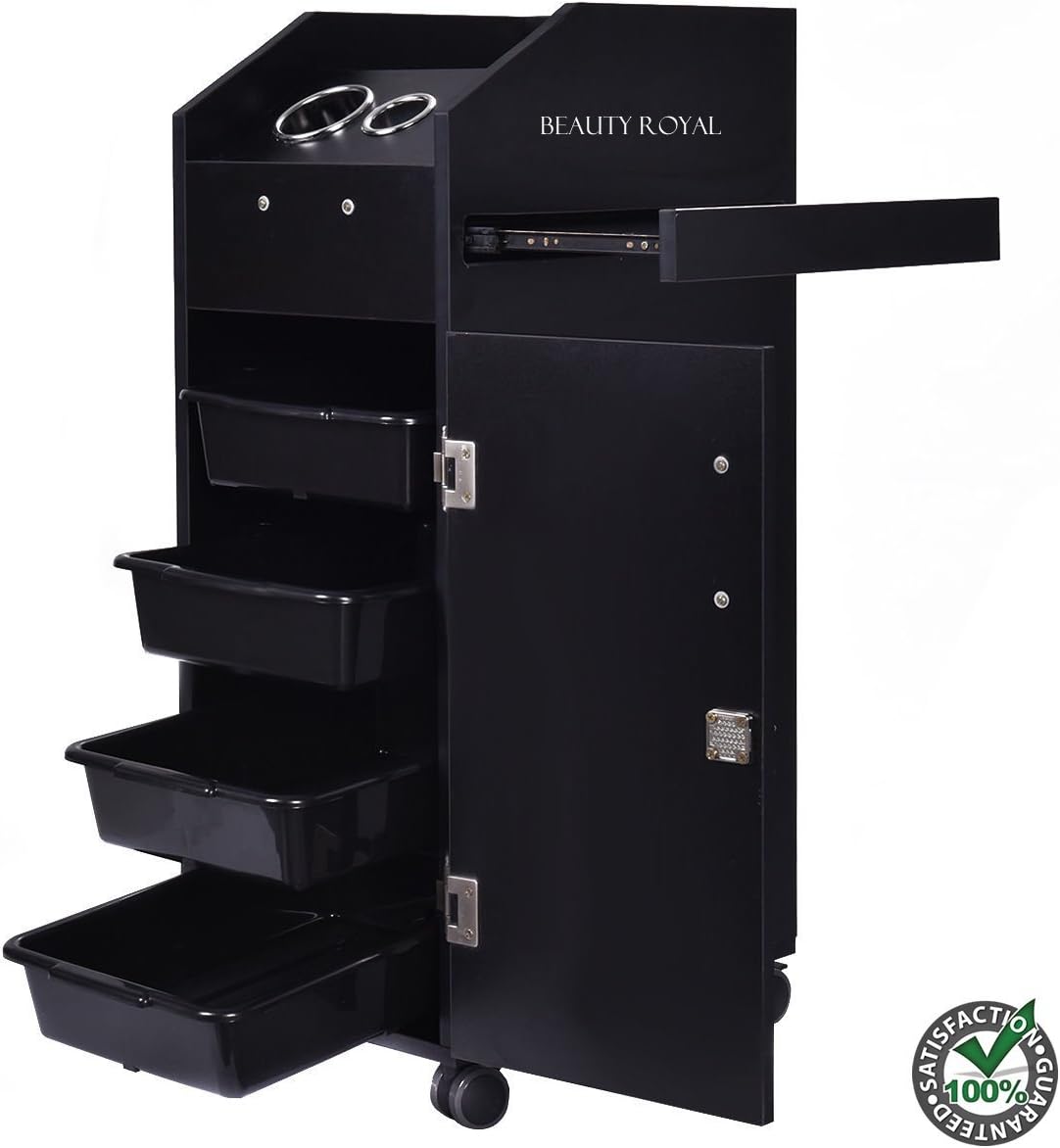 Amazon Com 4 Tiers Beauty Spa Salon Rolling Trolley Roller Cart