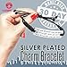 Inspirational Jewelry Bracelet – You are Braver & Stronger Than You Think Quote – Silver Charm Wrap – Engraved Sayings for Inspiration, Motivation for Women, Men, Teens, Girls.