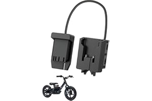 WEIGUZC Battery Adapter for Stacyc 12" & 16" Electric Balance Bikes - Compatible with Milwaukee M18 Lithium Batteries - Easy Install Power Tool Battery Pack Converter for Extended Ride Time