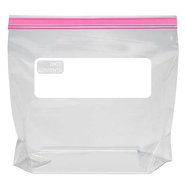 AMAZON BASICS RECLOSABLE QUART FOOD STORAGE BAGS, BPA FREE, 150 COUNT