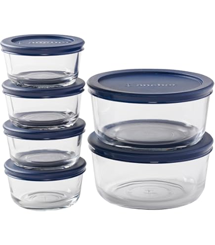 食器 ANCHOR HOCKING Amazon.com: Anchor Hocking SnugFitTM Round Food Storage Containers