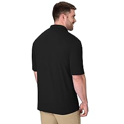 Hanes Mens Pique Short Sleeve Polo