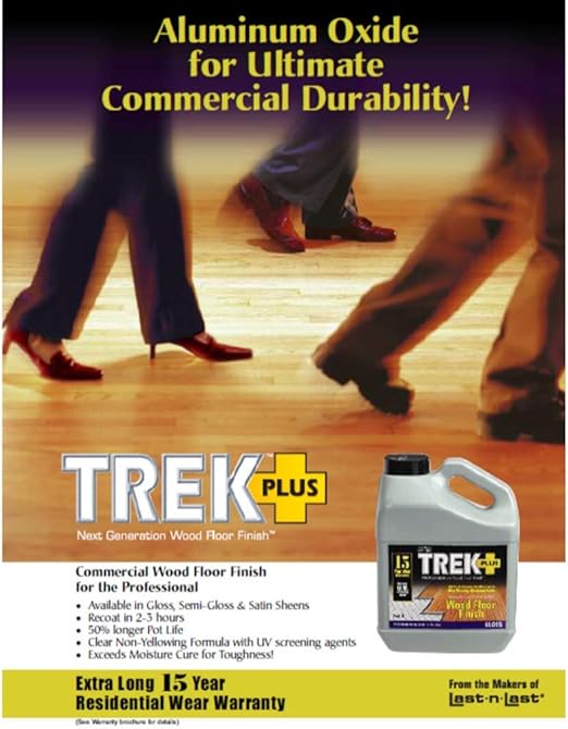 Trek Plus Wood Floor Finish 350 Voc Satin Amazon Com