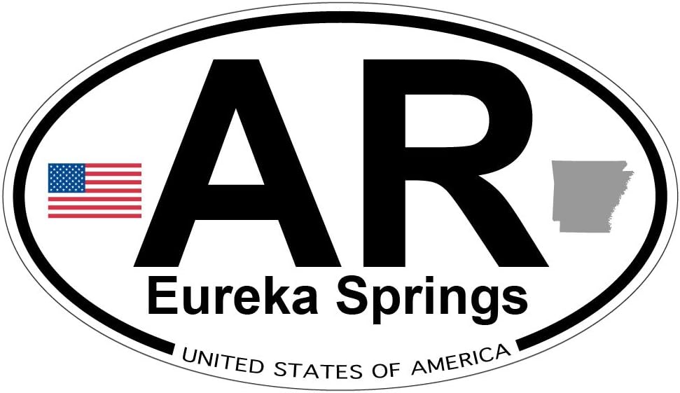 US Decal, Inc. Eureka Springs, Arkansas Oval Sticker