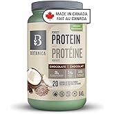 Botanica Organic Vegan Perfect Protein Powder – Made in Canada, Gluten Free, Stevia & Sugar Free – 20 g per Serving, + 3.4 g 