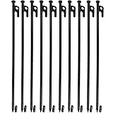 16Inch Heavy Duty Steel Tent Stakes –10 Pack