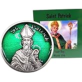 Westmon Works St Patrick Irish Pocket Token Metal Holy Trinket Blessing Prayer Set with Story Card Made in Italy