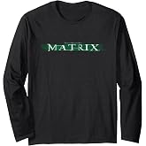The Matrix Enter The Movie Logo Long Sleeve T-Shirt