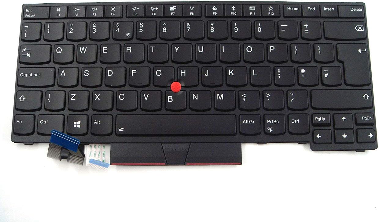 Genuine Parts for Lenovo ThinkPad T480S T490 T495 P43S 14.0 inch GB UK-English Backlit Keyboard 01YP468
