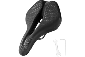 ROCKBROS Bike Seat Bicycle Seat for Men and Women, Innovative Ergonomic Wave Design Bike Saddle, High-Density Foam, Seat Cush