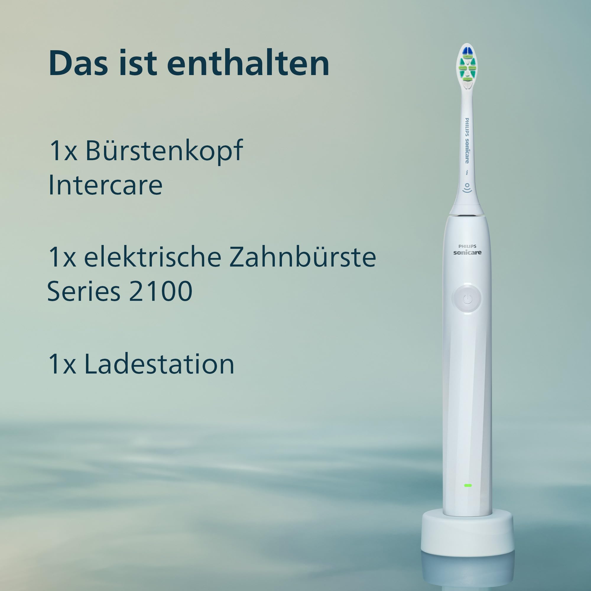 Philips Sonicare Series 2100 Elektrische Zahnbürste – Schallzahnbürste mit zwei Intensitätsstufen, EasyStart-Funktion, SmarTimer, 14 Tage Akkulaufzeit, Weiß, Modell HX4021/01, [Neu] 8