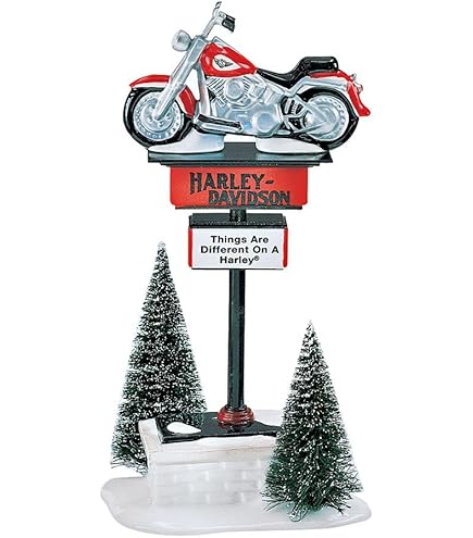 Amazon.com: Department 56 Harley-Davidson City Dealership : Home