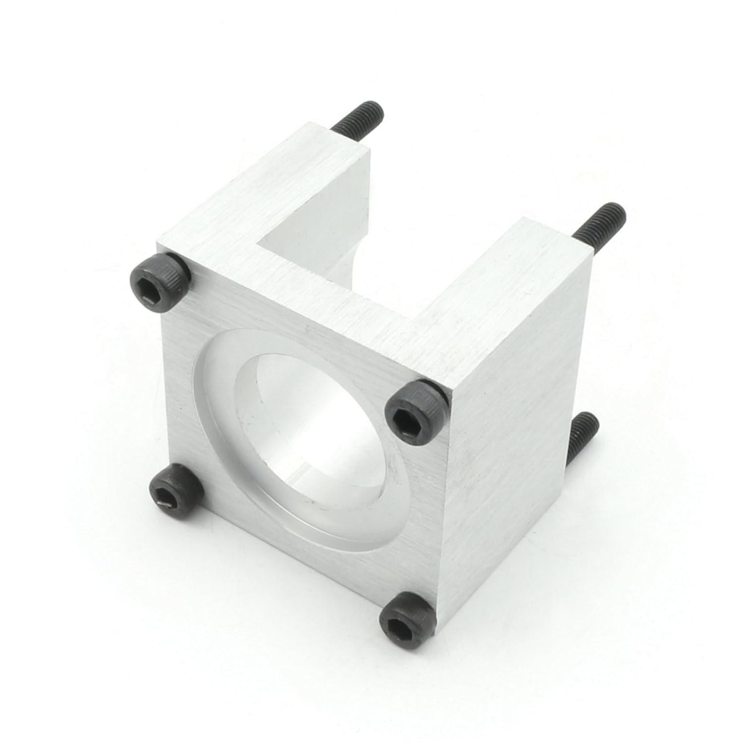 Nema23 Stepper Motor Mount Base 57 Stepping Motor Bracket Clamp Support Holder with 4pcs Installation Screws Aluminium Oxide for CNC Router Machine: Industrial & Scientific