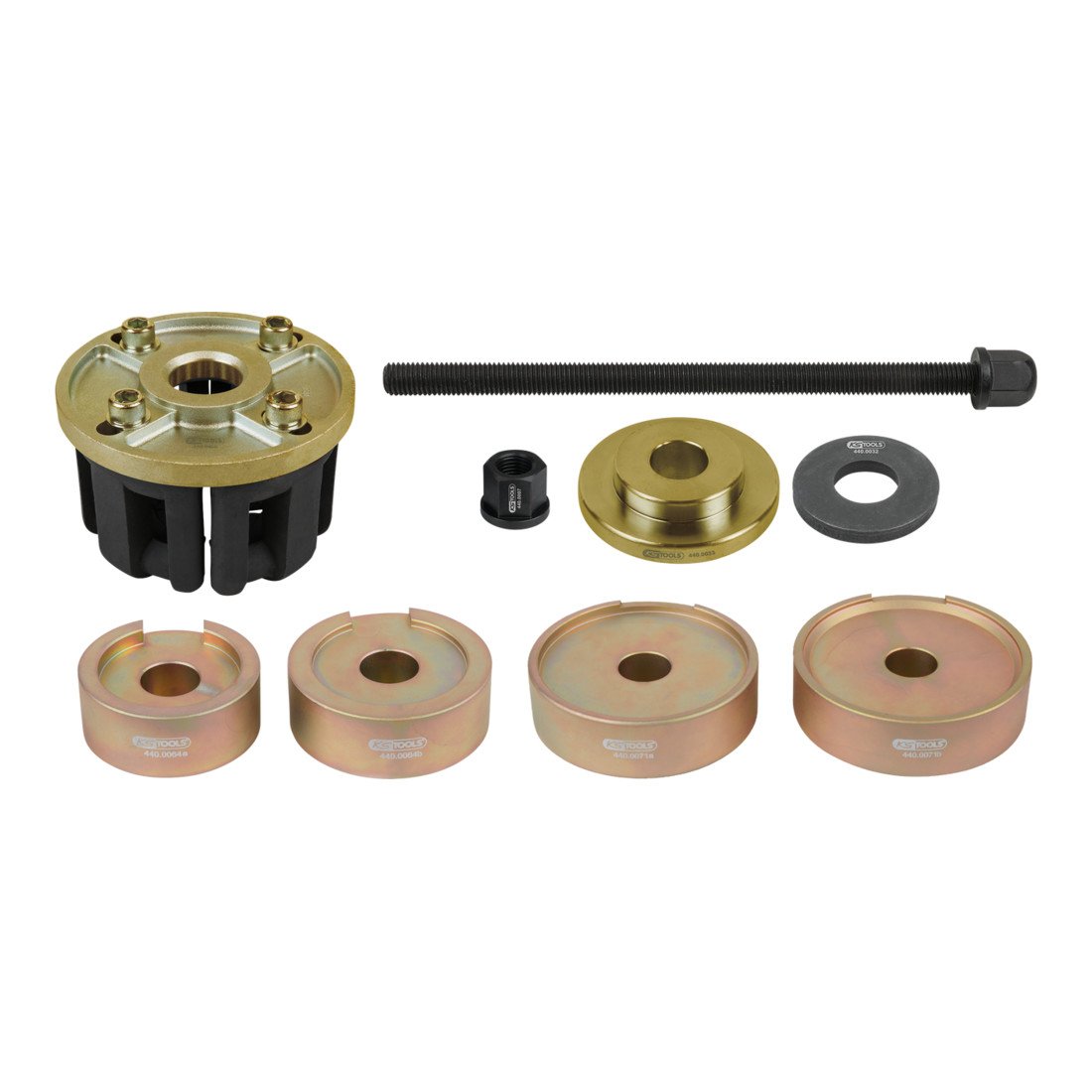 KS Tools Plastic 440.0535 Compact Wheel Lag Tool Set Hangers VAG, 17 pcs