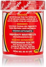 Virgin Hair Fertilizer Jar 200g Anti Dandruff Conditioning Cream view 2