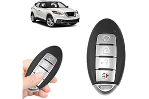 Boxonly Smart Key Fob 4-Button 434MHz KR5TXN3 — Compatible with for Nissan Rogue Sport 2019-2021, for Nissan Kicks 2018-2021,
