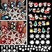 12 Sheet Cute Snowflake 3D Nail Art Sticker Decal Tips Decoration,Multi-color