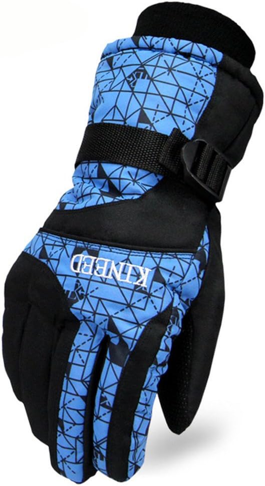 Runtlly Women's Outdoor Skiing Gloves Winter Warm Gloves Full Finger Waterproof Gloves Athletic Gloves
