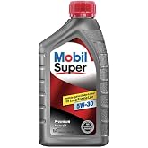 Mobil Super (120432-6PK) 5W-30 Motor Oil - 1 Quart, (Pack of 6)