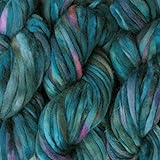 Living Dreams Super Zippy; Super Bulky Wool Yarn for Needle Knitting and Crochet; Hand Dyed in USA; 1 Ounce Mini Skein; Aurora