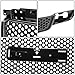 Compatible with 07-12 GMC Yukon ABS Plastic Round Mesh Style Front Upper+Lower Grille (Black) - GMT900