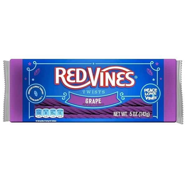 RED VINES GRAPE LICORICE TWISTS