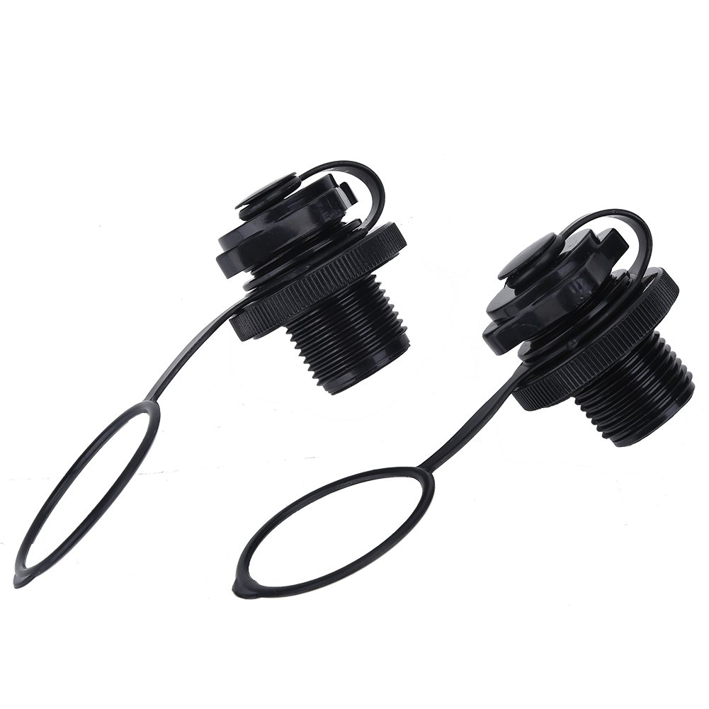 2pcs Air Plugs Inflatable Boat Spiral Air Plugs Oneway Inflation Air