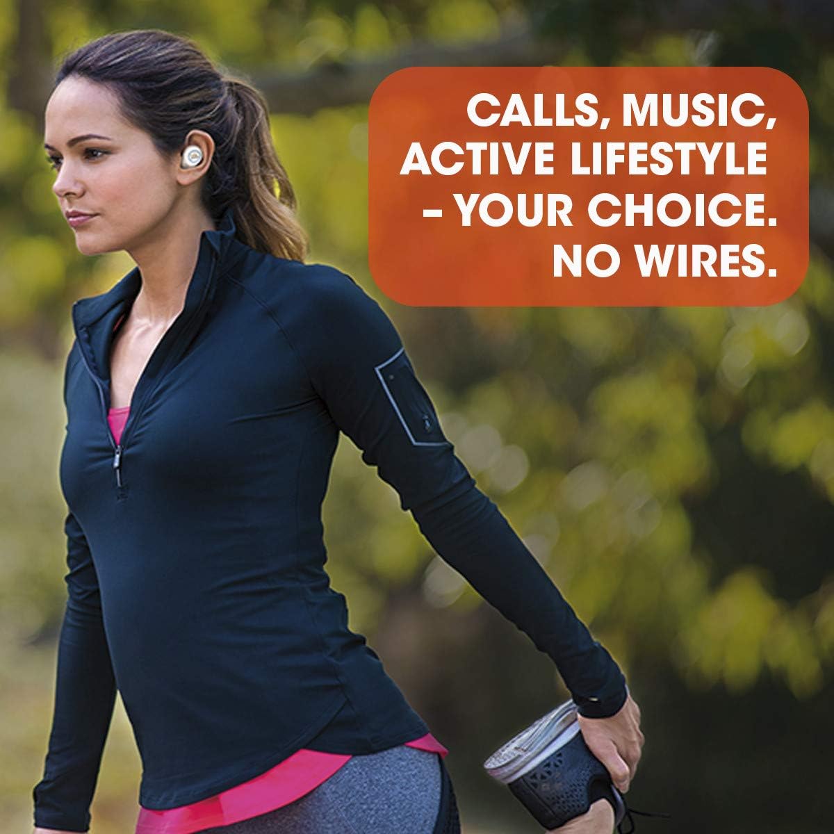 JBL Free X Wireless Bluetooth Sport and Active Headphones – Truly Wireless In-Ear Buds – Compatible with multiple call and music devices – in Black - Image 5