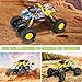 Theefun 2.4GHz 4WD RC Graffiti Rock Crawler with Lights Dual Motors Rechargeable 1:16 Scale Monster Truck Off-Road RC Car (Vary in Doodle Style)