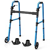 Loyoda Folding Walker with 2 Skis and