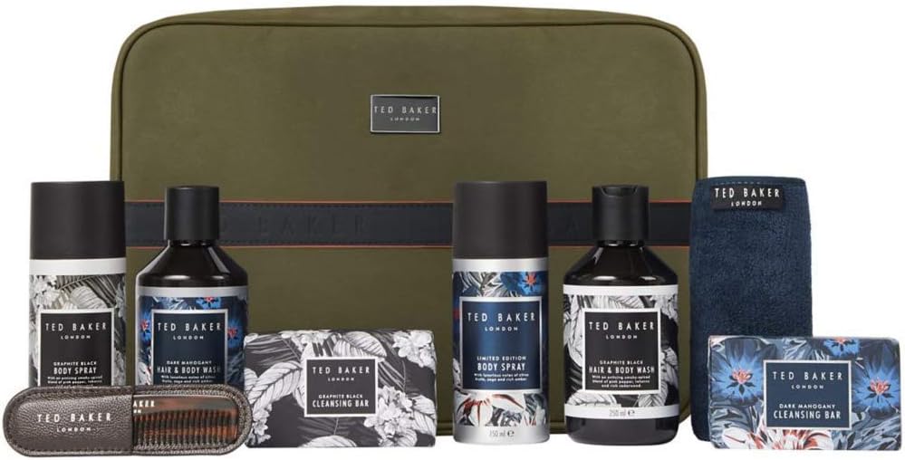 Ted Baker Ted About Town Toiletries Travel Pouch Gift Set, Pack of 1