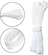 jeufun 20M White Braided Blind Cord 2.0mm Nylon Picture Hanging Cord view 3