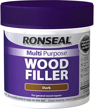 Ronseal Multi Purpose Wood Filler 465 g Dark Tub MPWFD465