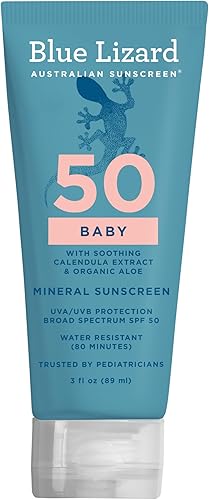 Blue Lizard protector solar mineral para bebés con óxido de zinc, SPF — Cuidado de la piel