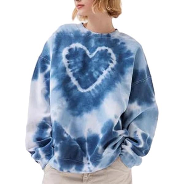Amazon.com: Women's Casual Tie Dye Sweatshirt Long Sleeve