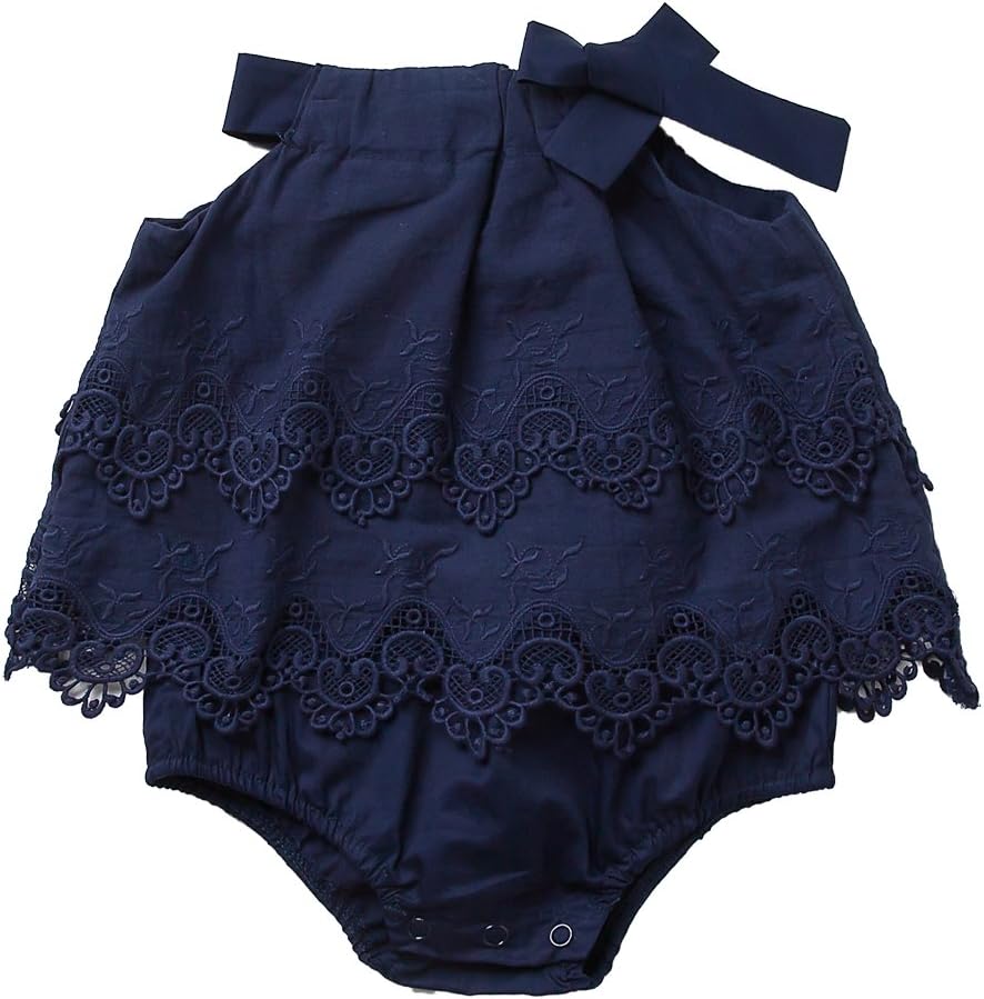 Colorful ChildhoodNewborn Baby Romper Girls Jumpsuit Infant Bodysuit Tutu Lace Dress Clothes Outfit