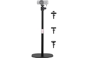 Heavy-Duty Webcam Stand, Tabletop Webcam Tripod Holder Compatible with Logitech MX Brio 4K,Brio pro X 4K,Brio 501,C920x,C922x