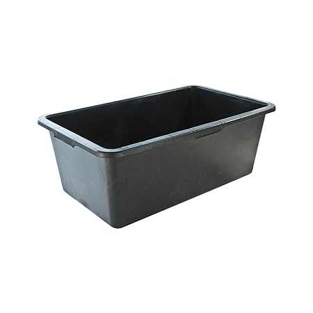 TEKO 105090-49 Mörteltrog aus PVC Inhalt 90 Liter mit 4 Tragegriffen