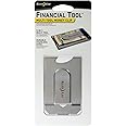 Nite Ize Financial Tool, Multi Tool Money Clip, Minimalist Wallet, Money Clip, Multi Tool, and Credit Card Holder Combo, Stainless Steel