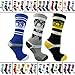 3 Pairs Strideline Athletic Men's Sport Crew Socks Strapped Fit One Size Designs