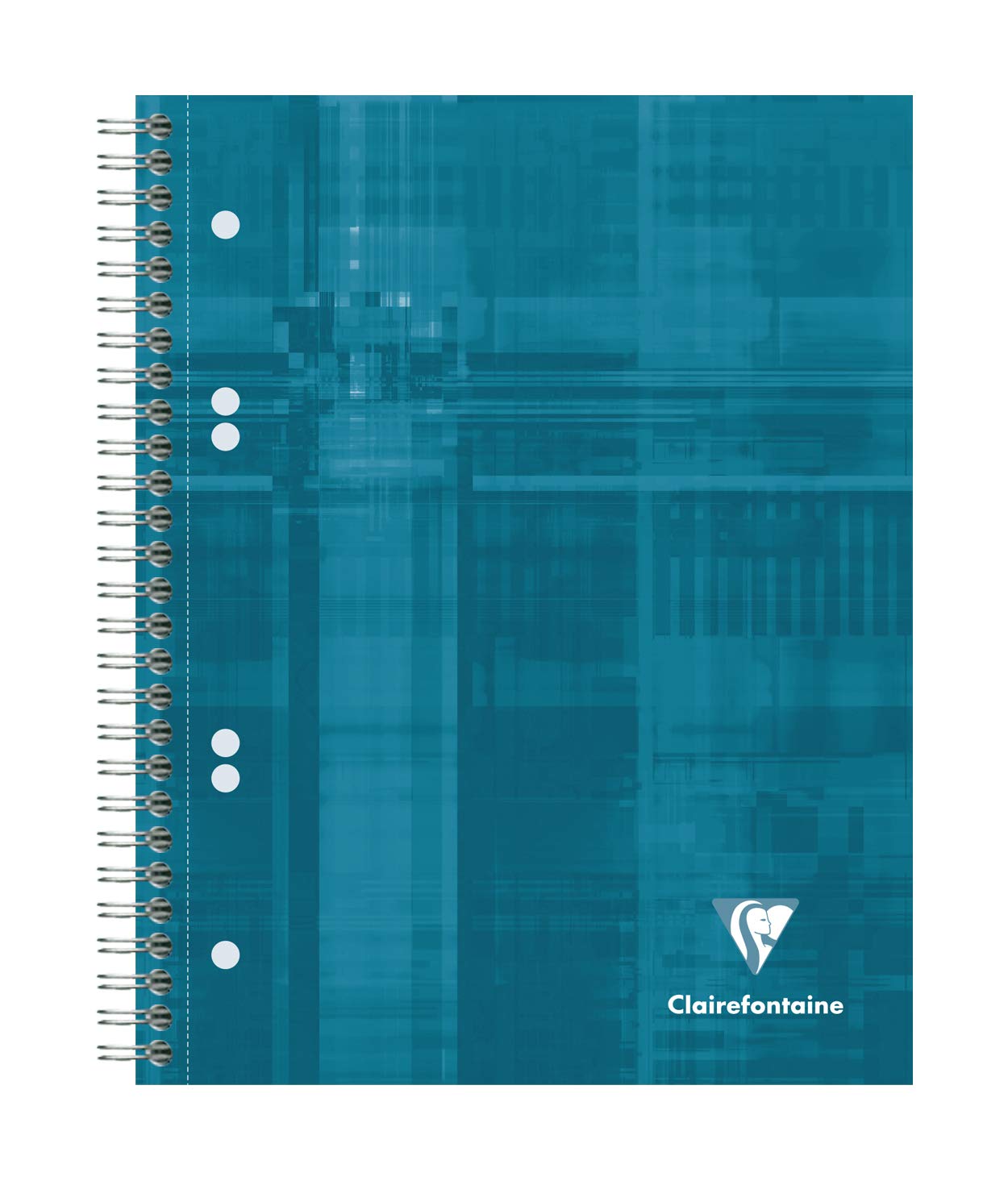 Clairefontaine 8275C Bind'O Block Perforated Spiral Notebook w/ 3 Dividers A5+ 16x21cm - 180 Detachable Ruled Framed Pages - 90gsm White Paper - Random Colour