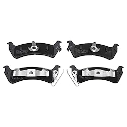 TRQ Rear Brake Pads Ceramic Compatible with